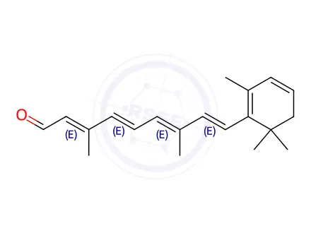 Chemical structure of 3-Dehydro Retinal