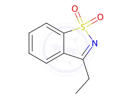 Chemical structure of 3-Ethylbenzo[d]isothiazole 1,1-dioxide