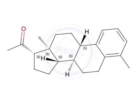 Chemical structure of Progesterone Impurity 75