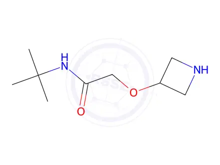Chemical structure of 2-(Azetidin-3-yloxy)-N-(tert-butyl)acetamide