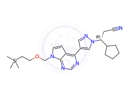 Chemical structure of Ruxolitinib Impurity 13