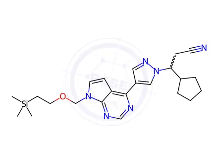 Chemical structure of Ruxolitinib Impurity 248
