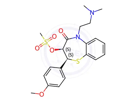 Chemical structure of Diltiazem Hydrochloride Impurity 32