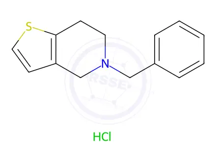 Chemical structure of Ticlopidine EP Impurity D (HCl Salt)