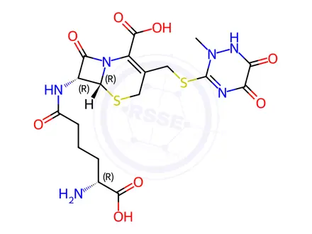 Chemical structure of Ceftriaxone Impurity P1A