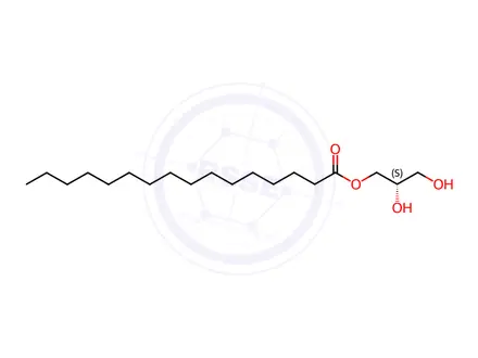 Chemical structure of 3-Palmitoyl-Sn-Glycerol