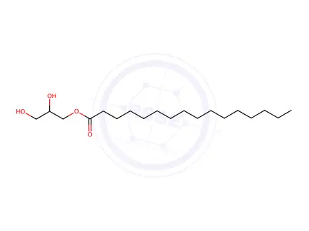 Chemical structure of Monopalmitin