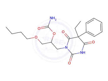 Chemical structure of febarbamate