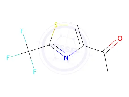 Chemical structure of 1-(2-(Trifluoromethyl)thiazol-4-yl)ethanone