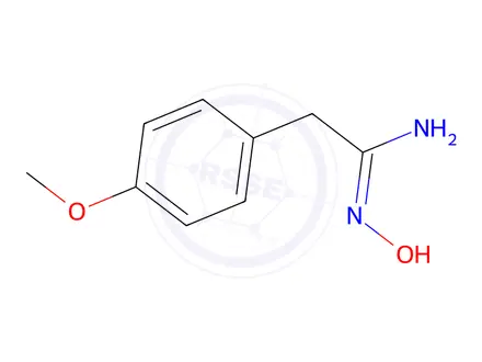 Chemical structure of (Z)-N'-Hydroxy-2-(4-methoxyphenyl)acetimidamide