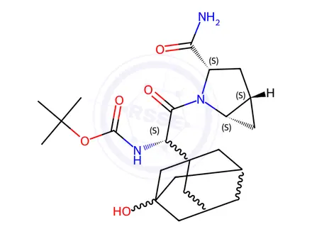 Chemical structure of Saxagliptin Impurity 135