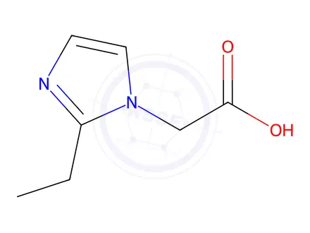 Chemical structure of (2-Ethyl-imidazol-1-yl)-acetic acid