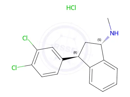 Chemical structure of Indatraline hydrochloride