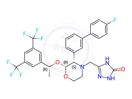 Chemical structure of Aprepitant Impurity 119