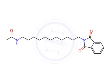Chemical structure of N-(11-(1,3-Dioxoisoindolin-2-yl)undecyl)acetamide