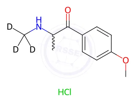 Chemical structure of Methedrone-d3 Hydrochloride