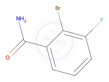 Chemical structure of Benzamide, 2-bromo-3-fluoro-