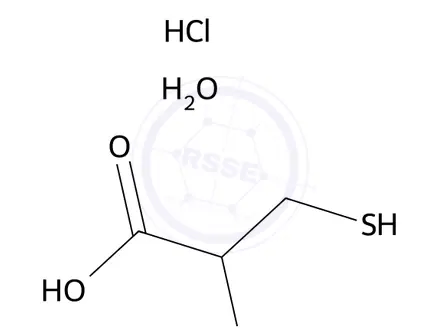 Chemical structure of Cysteine hydrochloride monohydrate