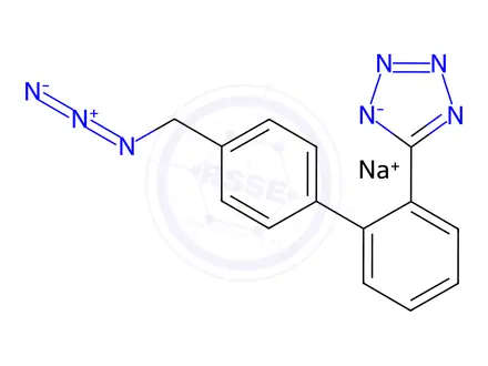 Chemical structure of Irbesartan Impurity 15 (Sodium Salt)