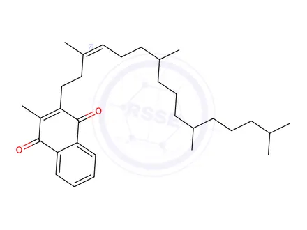Chemical structure of (Z)-2-Methyl-3-(3,7,11,15-tetramethylhexadec-3-en-1-yl)naphthalene-1,4-dione
