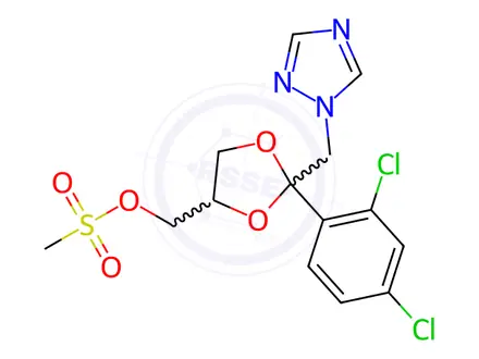 Chemical structure of Itraconazole Impurity 39 (115897-54-6)