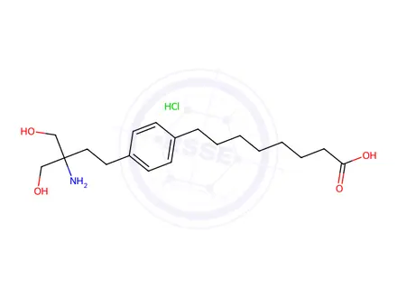 Chemical structure of FTY720 Octanoic Acid HCl