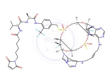 Chemical structure of PREGNA-1,4.9(11)-TRIENE-3,20-DIONE,17,21-DIHYDROXY-6,16-DIMETHYL-,(6C,16)