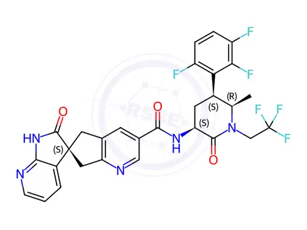 Chemical structure of Atogepant