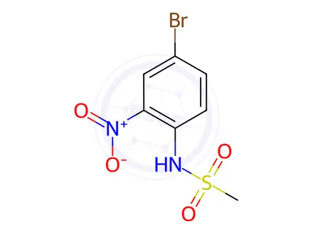 Chemical structure of N-(4-Bromo-2-nitrophenyl)methanesulfonamide