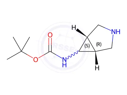 Chemical structure of tert-butyl (1R,5S,6r)-3-azabicyclo[3.1.0]hexan-6-ylcarbamate