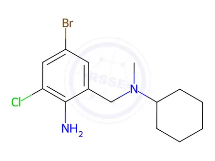 Chemical structure of Bromhexine Impurity I