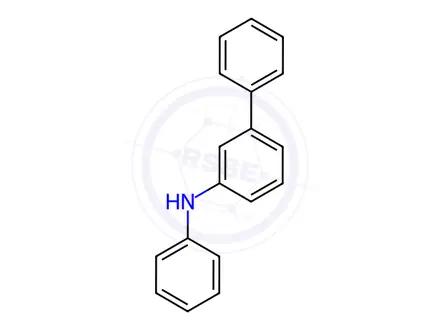 Chemical structure of N-Phenyl-3-biphenylamine