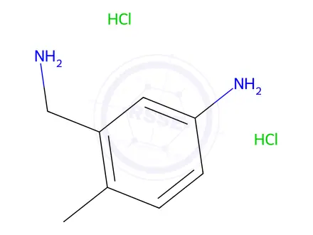 Chemical structure of 5-AMINO-2-METHYL-BENZENEMETHANAMINE DIHYDROCHLORIDE