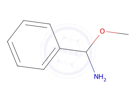 Chemical structure of Methoxy(phenyl)methanamine