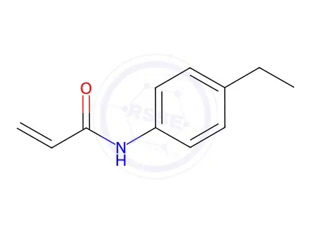 Chemical structure of N-(4-ethylphenyl)acrylamide