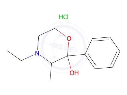 Chemical structure of N-Ethylphenmetrazol Hydrochloride