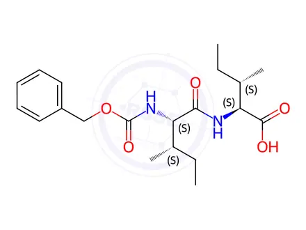 Chemical structure of Z-Ile-Ile