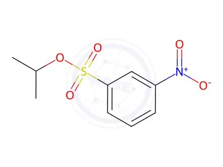 Chemical structure of Propan-2-yl 3-Nitro Benzenesulfonate