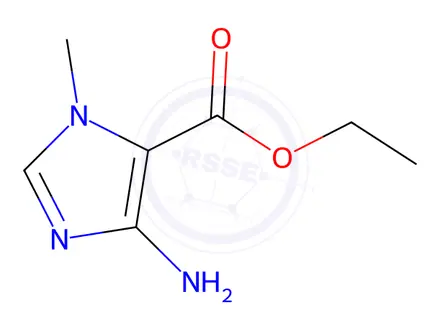 Chemical structure of Ethyl 4-Amino-1-methyl-1H-imidazole-5-carboxylate