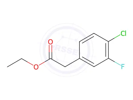 Chemical structure of Ethyl 2-(4-chloro-3-fluorophenyl)acetate