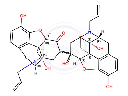 Chemical structure of 6',7-Naloxol-Naloxone