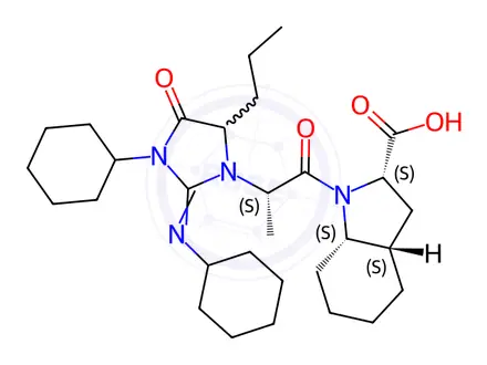 Chemical structure of Perindopril EP Impurity H