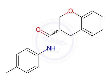 Chemical structure of N-(p-Tolyl)chromane-3-carboxamide