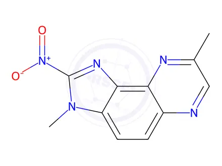 Chemical structure of 3,8-Dimethyl-2-nitro-3H-imidazo[4,5-f]quinoxaline