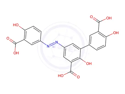 Chemical structure of Olsalazine EP Impurity G