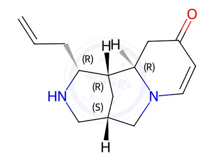 Chemical structure of (1S,2R,5R,11aR)-2-Allyl-1,2,3,4,5,6,11,11a-octahydro-10H-1,5-methanopyrido[1,2-a][1,5]diazocin-10-one