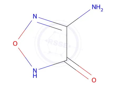 Chemical structure of 4-Amino-1,2,5-oxadiazol-3(2H)-one