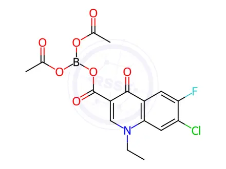 Chemical structure of Norfloxacin Impurity 70