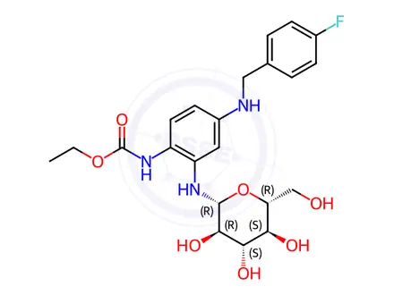 Chemical structure of Retigabine Impurity 12