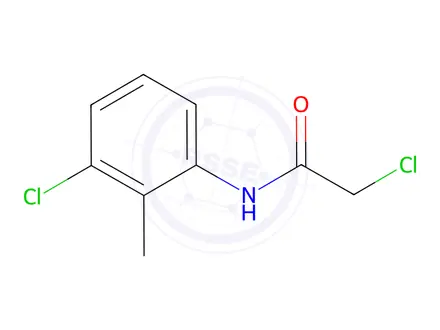 Chemical structure of 2-Chloro-N-(3-chloro-2-methylphenyl)acetamide